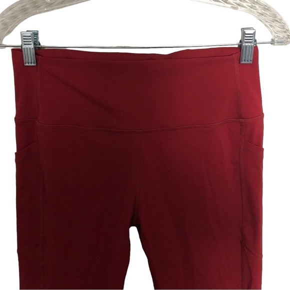 Zyia Active Brilliant Hi Rise Leggings red - Picture 3 of 6